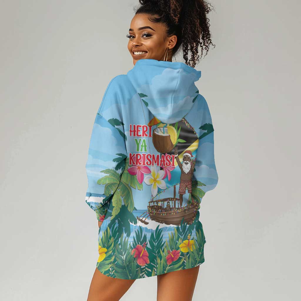 Afro Chirstmas in Tanzania Hoodie Dress Heri ya Krismasi - African Pride