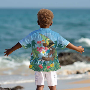 Afro Chirstmas in Tanzania Kid Hawaiian Shirt Heri ya Krismasi - African Pride