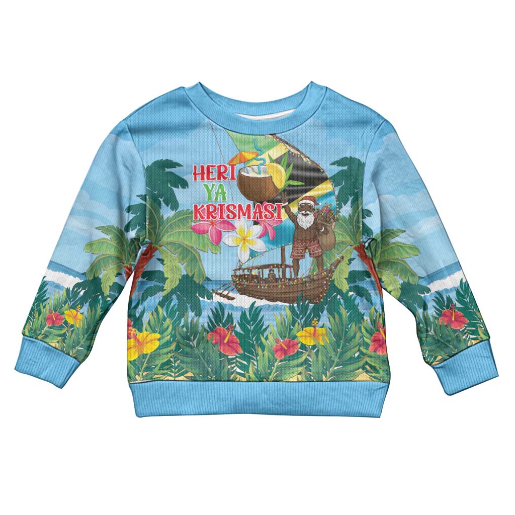 Afro Chirstmas in Tanzania Kid Ugly Christmas Sweater Heri ya Krismasi - African Pride