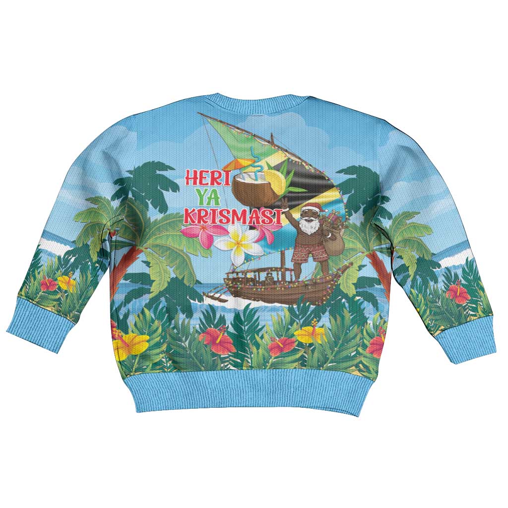 Afro Chirstmas in Tanzania Kid Ugly Christmas Sweater Heri ya Krismasi - African Pride