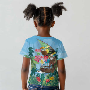 Afro Chirstmas in Tanzania Kid T shirt Heri ya Krismasi - African Pride