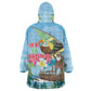 Afro Chirstmas in Tanzania Kid Wearable Blanket Hoodie Heri ya Krismasi - African Pride