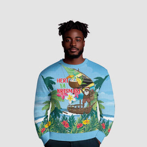 Afro Chirstmas in Tanzania Ugly Christmas Sweater Heri ya Krismasi - African Pride