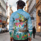 Afro Chirstmas in Tanzania Long Sleeve Button Shirt Heri ya Krismasi - African Pride
