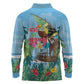 Afro Chirstmas in Tanzania Long Sleeve Polo Shirt Heri ya Krismasi - African Pride