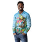 Afro Chirstmas in Tanzania Long Sleeve Polo Shirt Heri ya Krismasi - African Pride