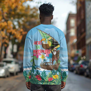Afro Chirstmas in Tanzania Long Sleeve Shirt Heri ya Krismasi - African Pride