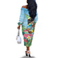 Afro Chirstmas in Tanzania Off The Shoulder Long Sleeve Dress Heri ya Krismasi - African Pride