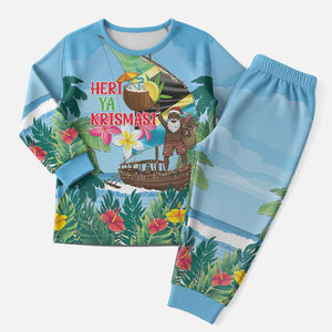 Afro Chirstmas in Tanzania Christmas Pajama Set Heri ya Krismasi - African Pride