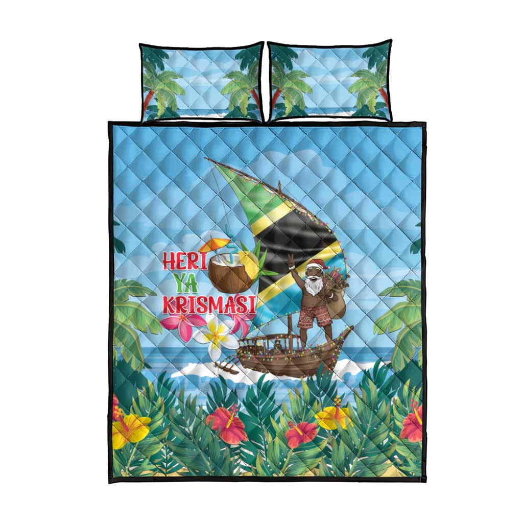 Afro Chirstmas in Tanzania Quilt Bed Set Heri ya Krismasi - African Pride