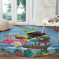 Afro Chirstmas in Tanzania Round Carpet Heri ya Krismasi - African Pride