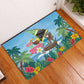 Afro Chirstmas in Tanzania Rubber Doormat Heri ya Krismasi - African Pride