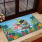 Afro Chirstmas in Tanzania Rubber Doormat Heri ya Krismasi - African Pride