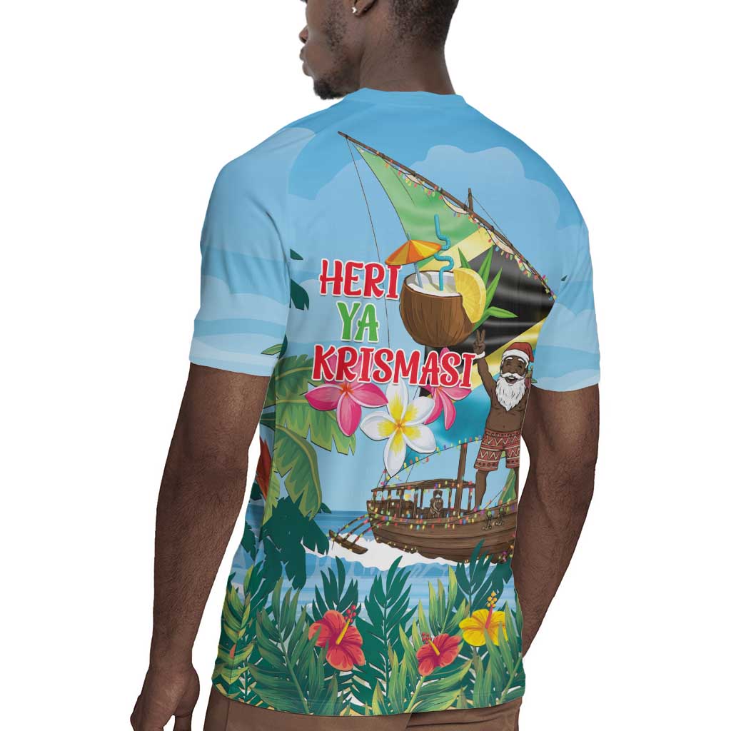 Afro Chirstmas in Tanzania Rugby Jersey Heri ya Krismasi - African Pride