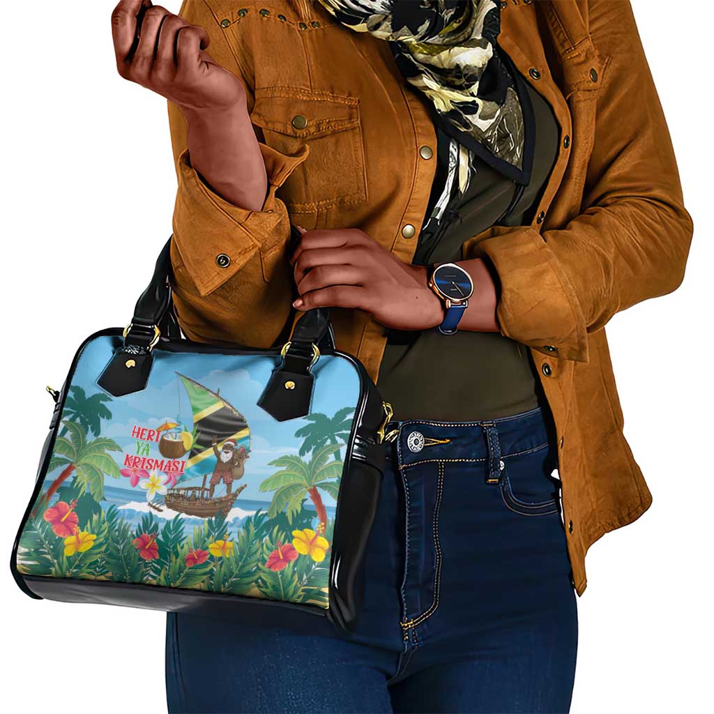 Afro Chirstmas in Tanzania Shoulder Handbag Heri ya Krismasi - African Pride