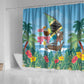 Afro Chirstmas in Tanzania Shower Curtain Heri ya Krismasi - African Pride