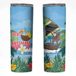 Afro Chirstmas in Tanzania Skinny Tumbler Heri ya Krismasi - African Pride