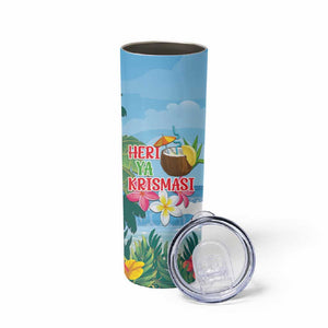Afro Chirstmas in Tanzania Skinny Tumbler Heri ya Krismasi - African Pride