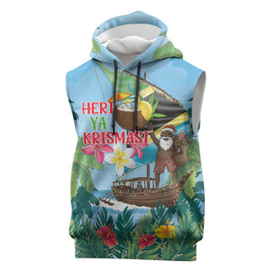 Afro Chirstmas in Tanzania Sleeveless Hoodie Heri ya Krismasi - African Pride