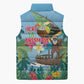 Tanzania Christmas Sleeveless Puffer Jacket Heri ya Krismasi