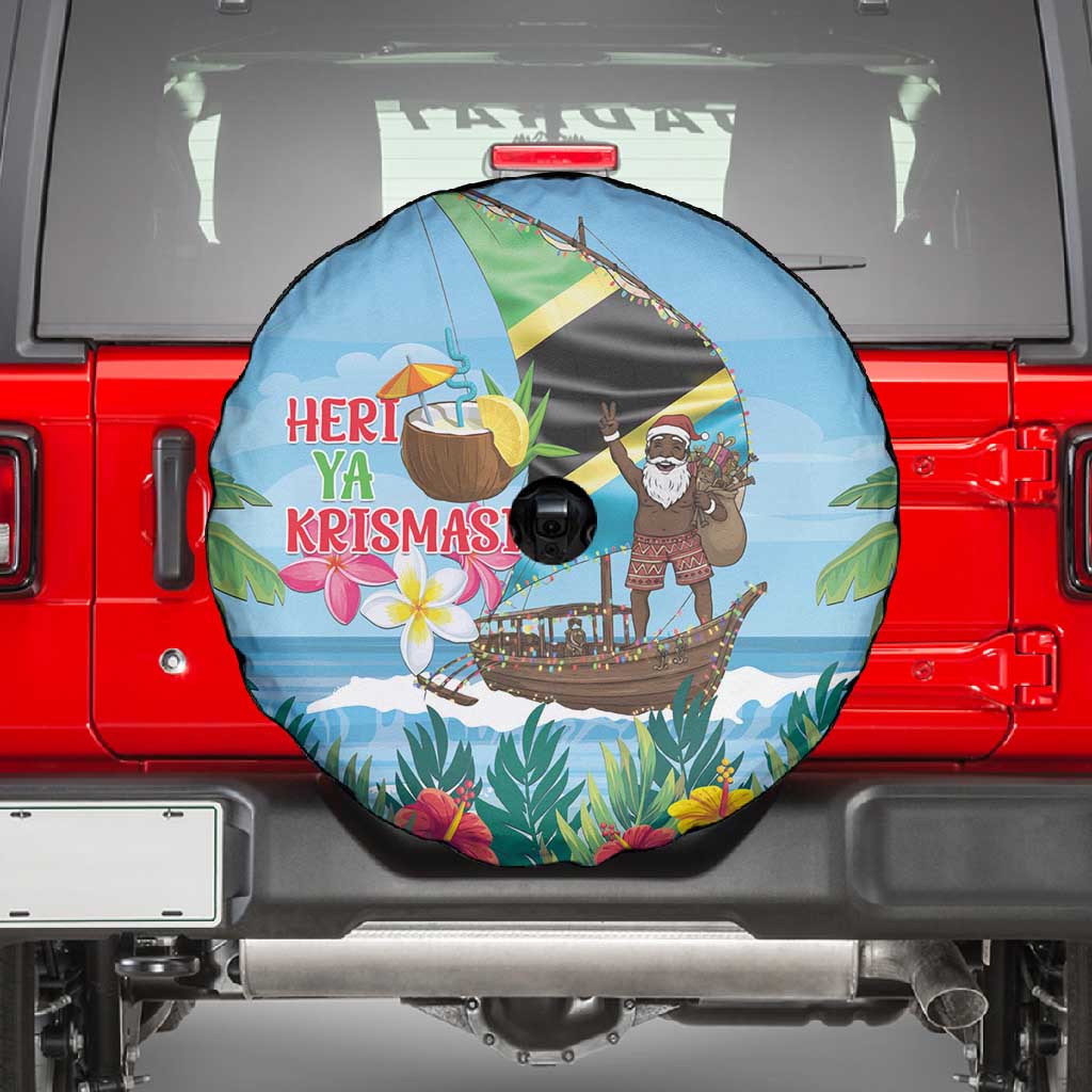 Afro Chirstmas in Tanzania Spare Tire Cover Heri ya Krismasi - African Pride