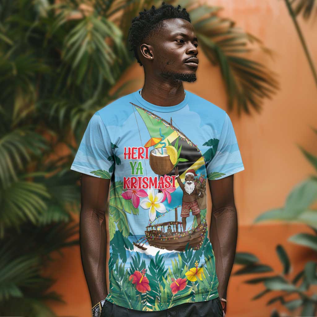 Afro Chirstmas in Tanzania T shirt Heri ya Krismasi - African Pride