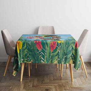 Afro Chirstmas in Tanzania Tablecloth Heri ya Krismasi - African Pride
