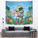 Afro Chirstmas in Tanzania Tapestry Heri ya Krismasi - African Pride
