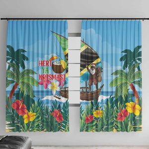 Afro Chirstmas in Tanzania Window Curtain Heri ya Krismasi - African Pride
