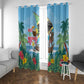 Afro Chirstmas in Tanzania Window Curtain Heri ya Krismasi - African Pride