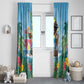 Afro Chirstmas in Tanzania Window Curtain Heri ya Krismasi - African Pride
