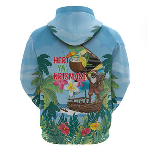 Afro Chirstmas in Tanzania Zip Hoodie Heri ya Krismasi - African Pride