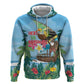 Afro Chirstmas in Tanzania Zip Hoodie Heri ya Krismasi - African Pride
