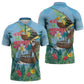 Tanzania Christmas Zipper Polo Shirt Heri ya Krismasi