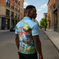 Tanzania Christmas Zipper Polo Shirt Heri ya Krismasi
