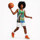 Personalised Afro Sierra Leone Basketball Jersey Coat Of Arms With Flag Map - African Pride