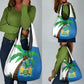 Personalised Afro Sierra Leone Grocery Bag Coat Of Arms With Flag Map