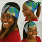 Afro Sierra Leone Neck Gaiter Coat Of Arms With Flag Map - African Pride