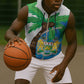 Personalised Afro Sierra Leone Sleeveless Zip Hoodie Coat Of Arms With Flag Map - African Pride
