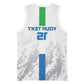 Custom Sierra Leone Football Basketball Jersey Grunge Style - African Pride