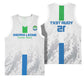 Custom Sierra Leone Football Basketball Jersey Grunge Style - African Pride