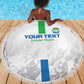 Custom Sierra Leone Football Beach Blanket Grunge Style