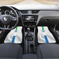 Custom Sierra Leone Football Car Mats Grunge Style