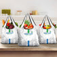Custom Sierra Leone Football Grocery Bag Grunge Style