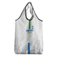 Custom Sierra Leone Football Grocery Bag Grunge Style