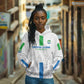 Custom Sierra Leone Football Hoodie Grunge Style