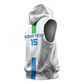 Custom Sierra Leone Football Sleeveless Hoodie Grunge Style - African Pride