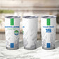 Custom Sierra Leone Football Tumbler Cup Grunge Style