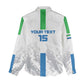 Custom Sierra Leone Football Women Casual Shirt Grunge Style LT15