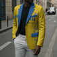 Rwanda Football Custom Blazer Stand With Amavubi - Yellow - African Pride